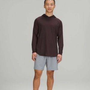 Lululemon Men's Drysense Training Hoodie Size XL Brown / Black / Cassis